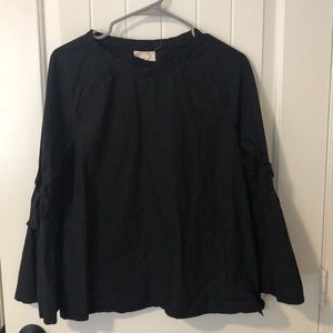 nordstrom black blouse